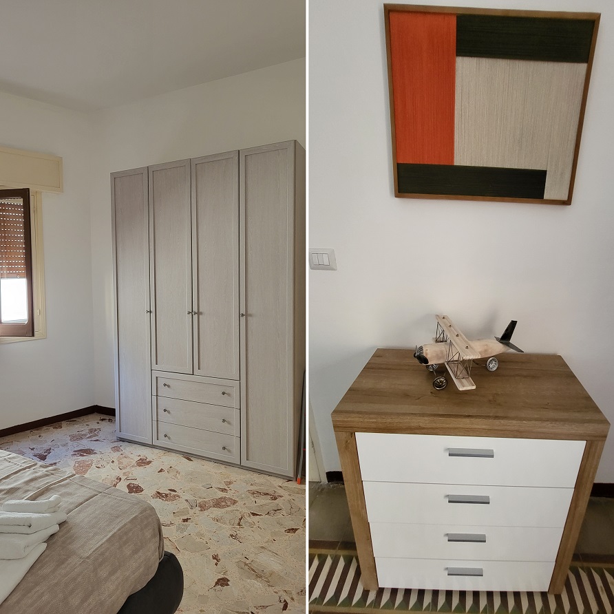 Ferienwohnung sehr großes Schlafzimmer