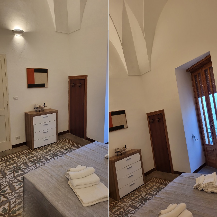 Ferienwohnung traumhaftes Schlafzimmer mit Sternengewölbe