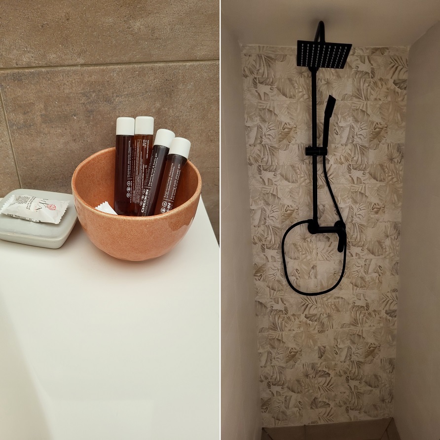 Ferienwohnung Souterrain Badezimmer mit Dusche