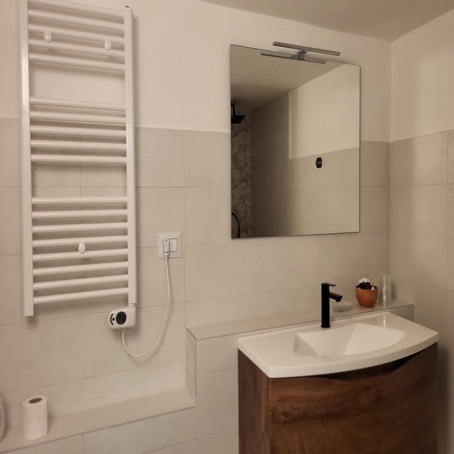 Ferienwohnung Souterrain Badezimmer