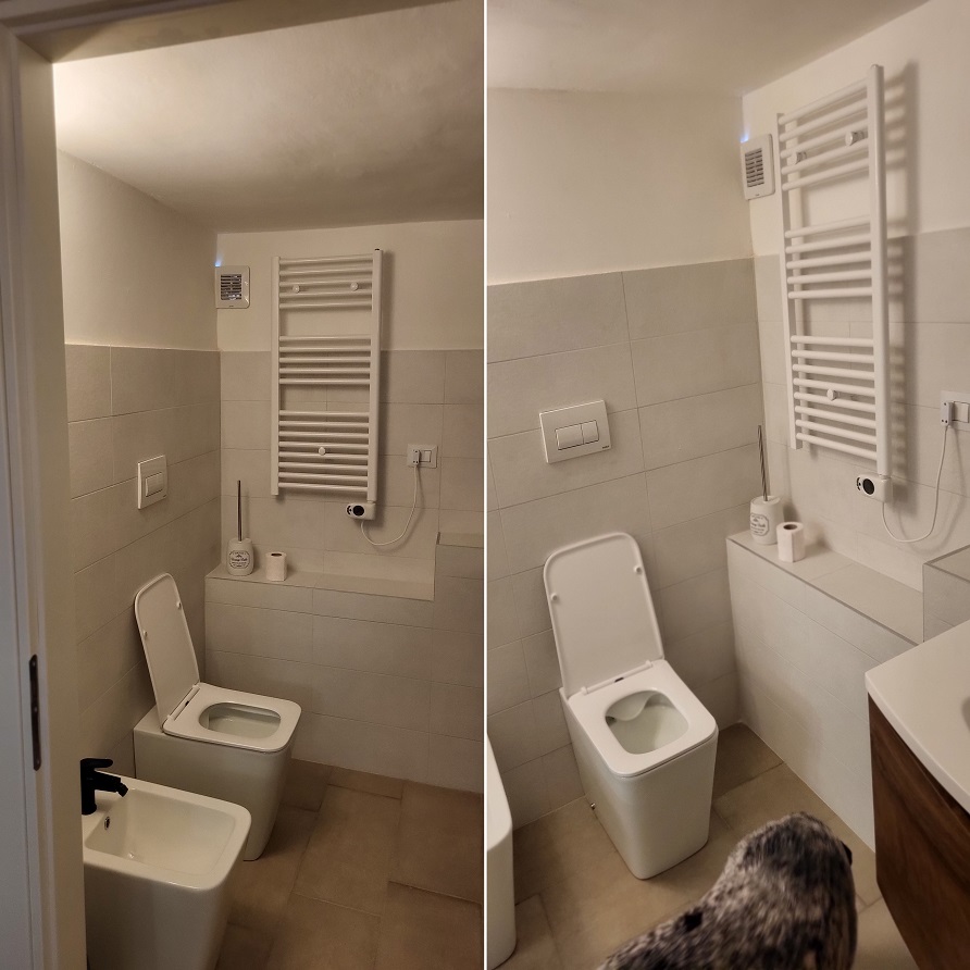 Ferienwohnung Souterrain Badezimmer